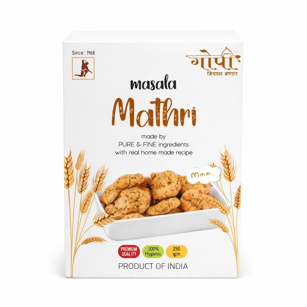 Masala Mathri | savoury snacks - Gopi Misthan Bhandar