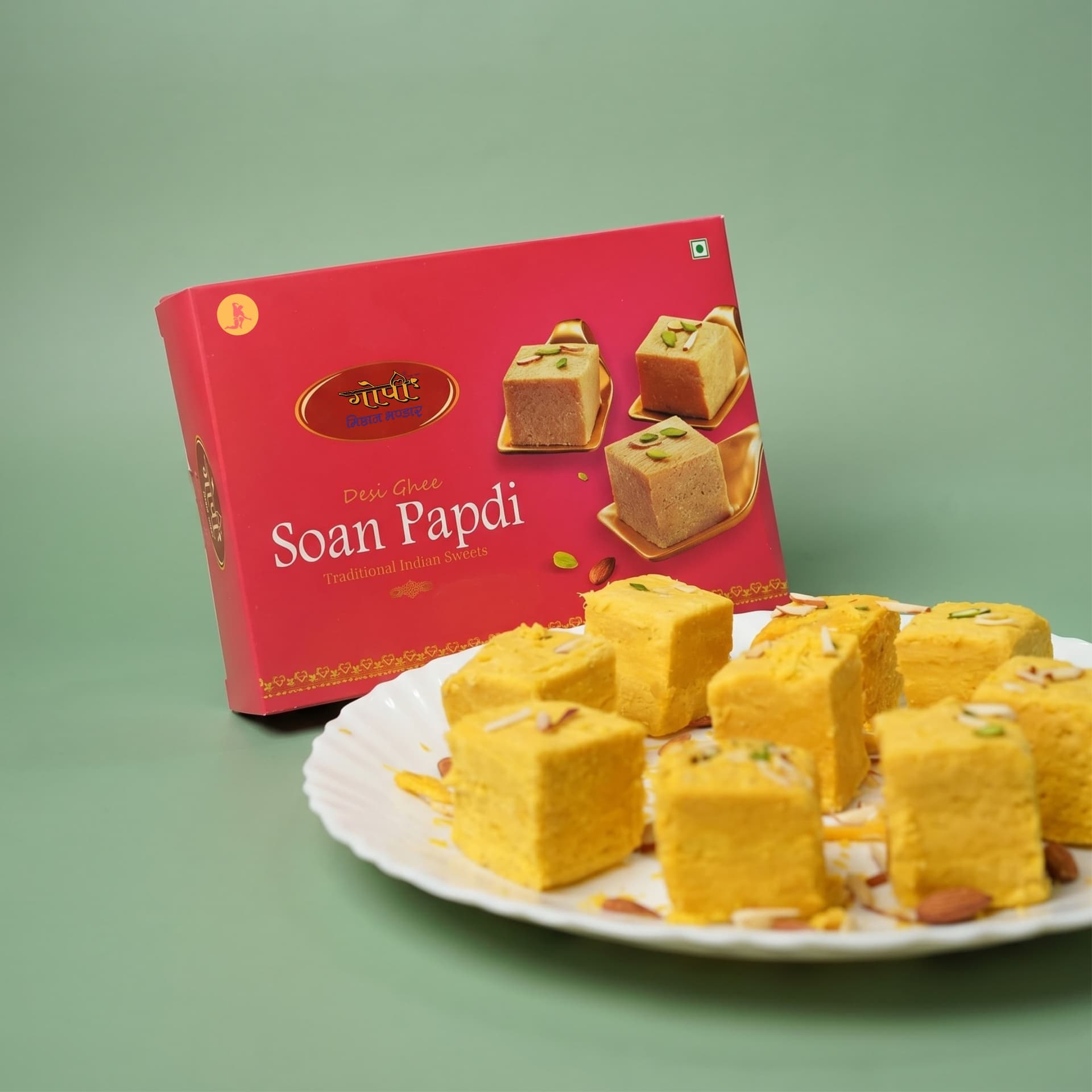Soan Papdi - View 2 | Gopi Misthan Bhandar