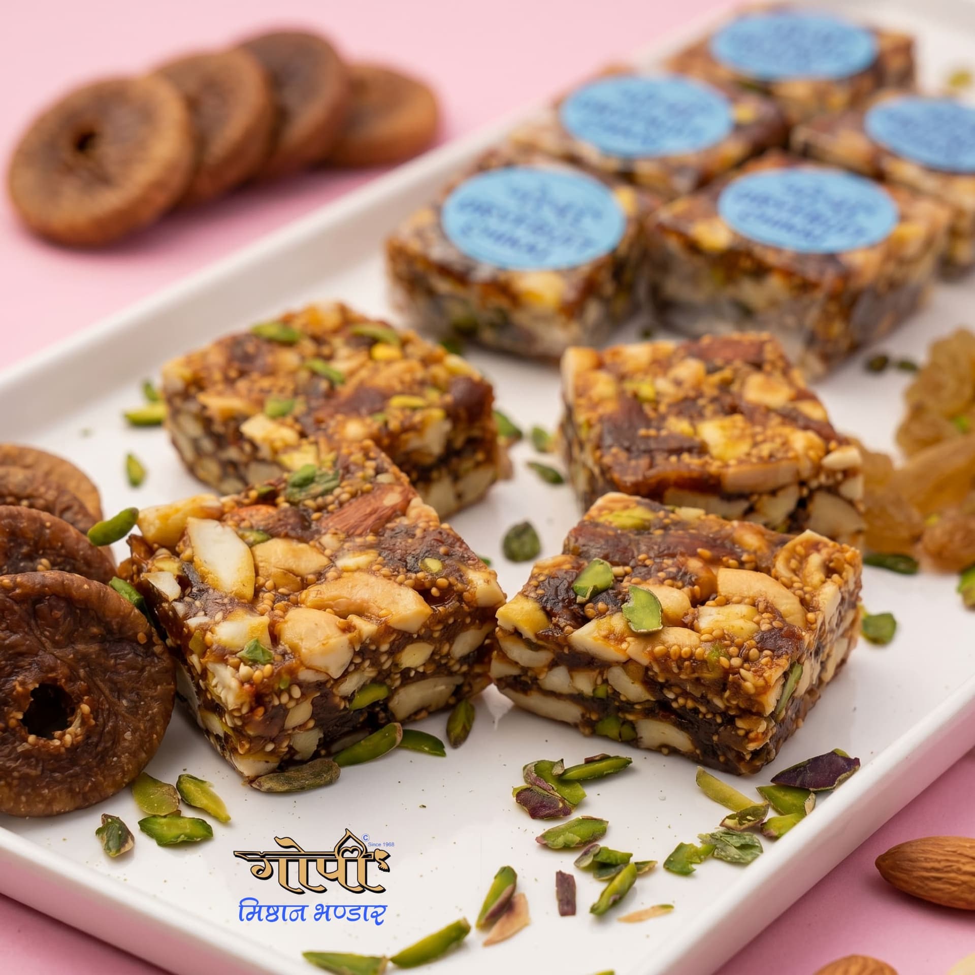 Dryfruit Chikki | dry fruit - Gopi Misthan Bhandar