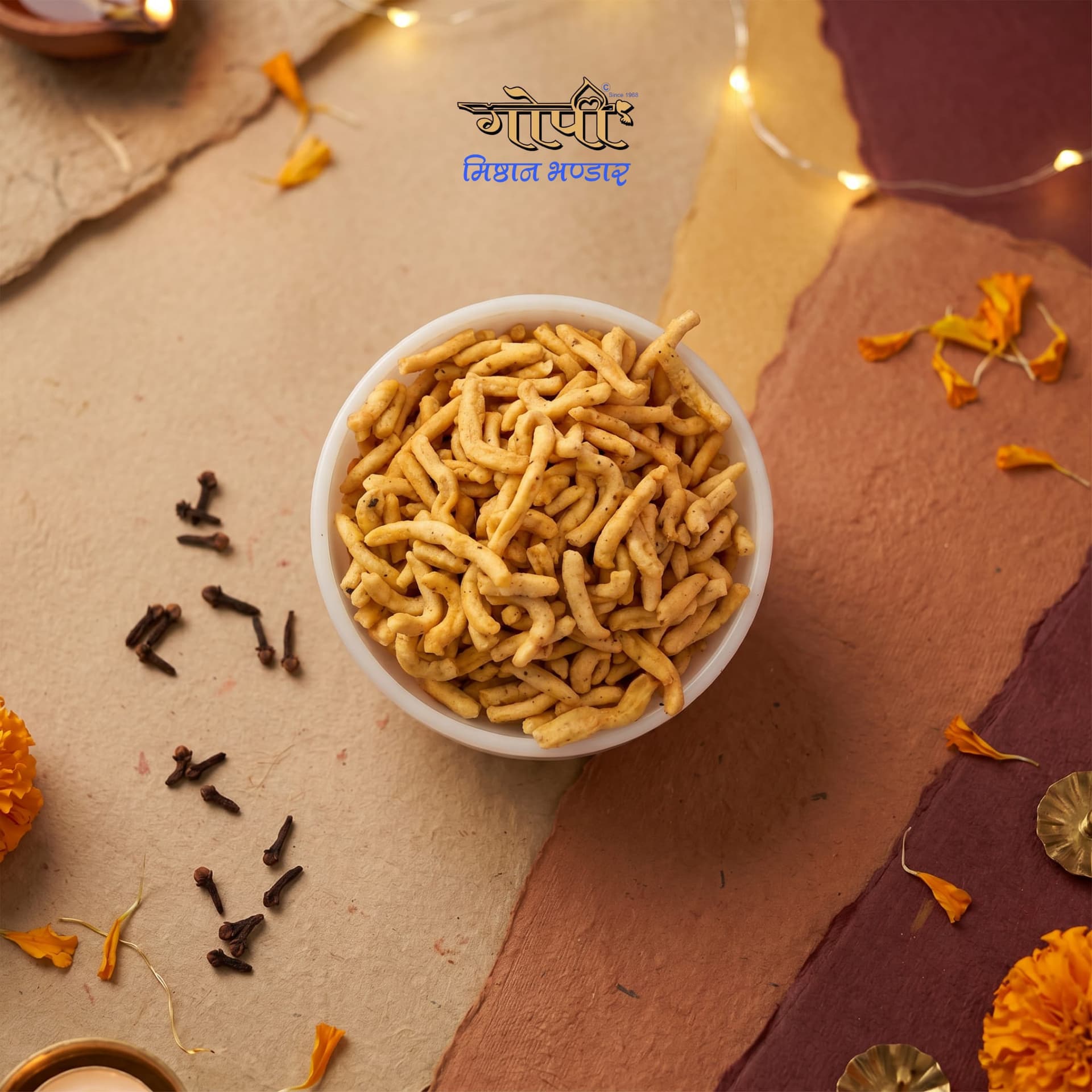 Laung Sev Namkeen - View 2 | Gopi Misthan Bhandar