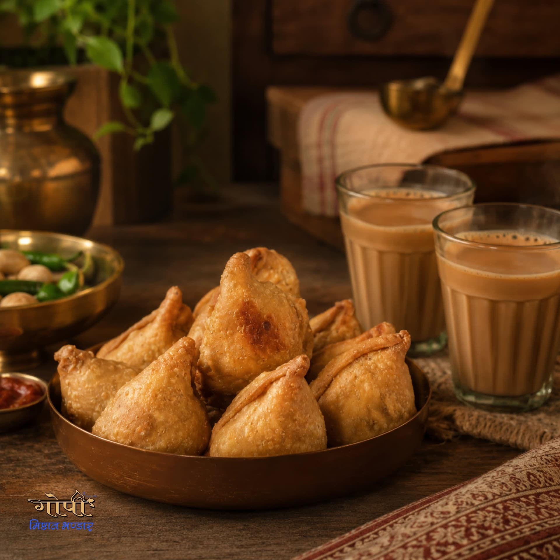 Mini Samosa | savoury snacks - Gopi Misthan Bhandar