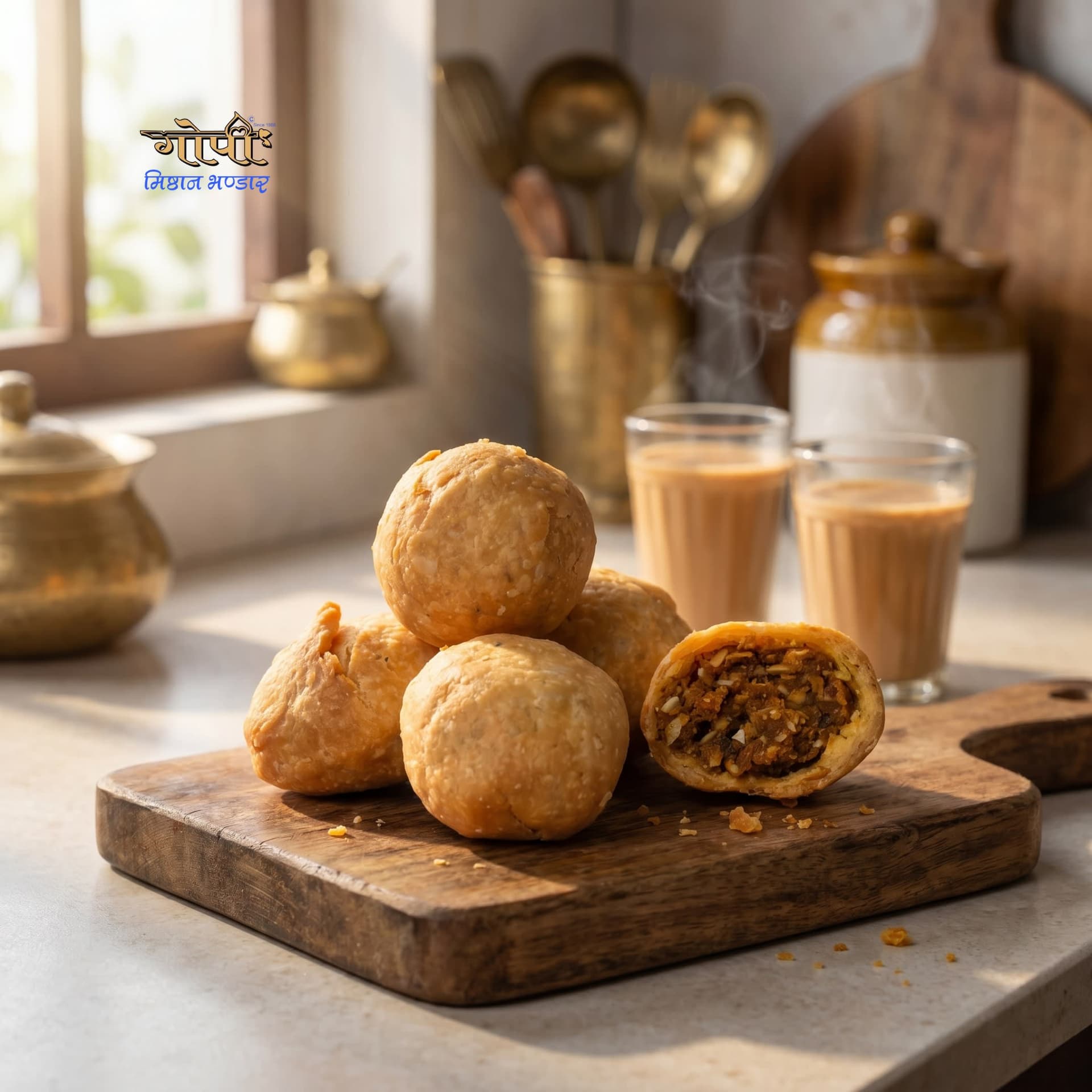 Mini kachori | savoury snacks - Gopi Misthan Bhandar