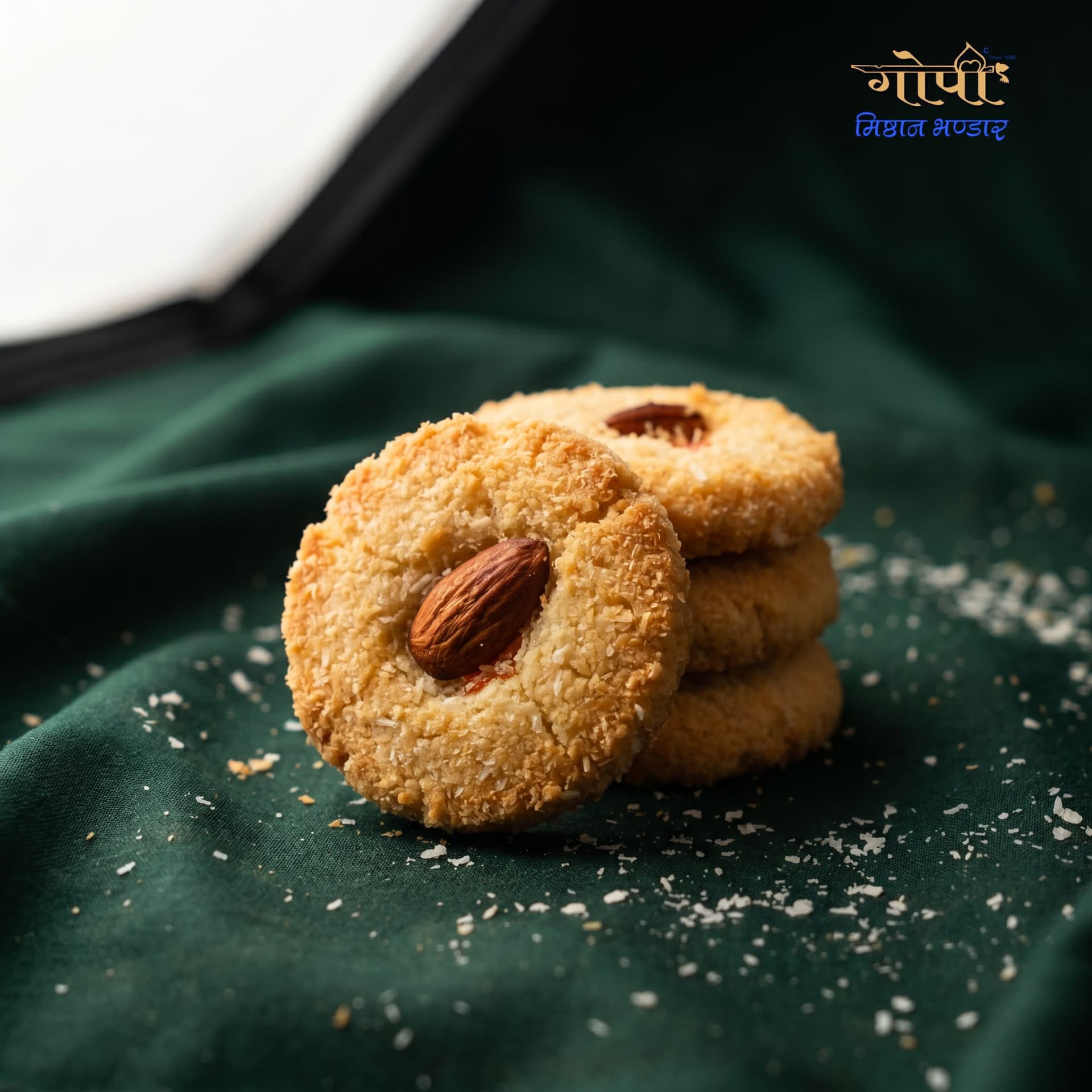 Coconut Cookies - View 2 | Gopi Misthan Bhandar