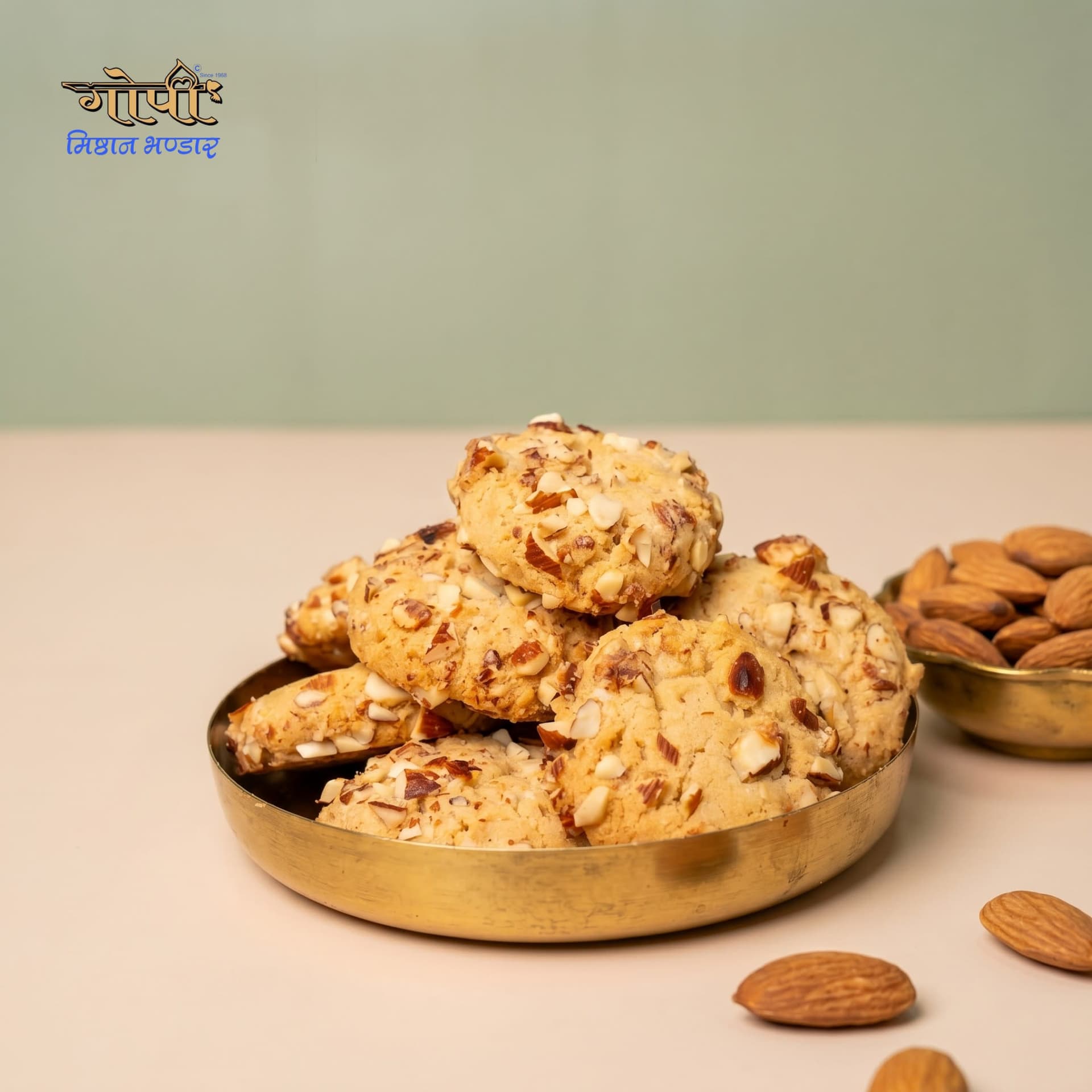 Almond Cookies - View 2 | Gopi Misthan Bhandar